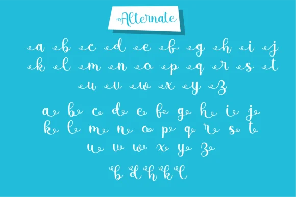 Mbak Endang Font by Toko Laris Djaja — Script Handwritten Font — thumbnail 6