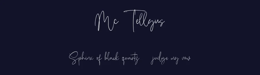 Mc Tellyus by Maulana Creative — Script Handwritten Font — thumbnail 2