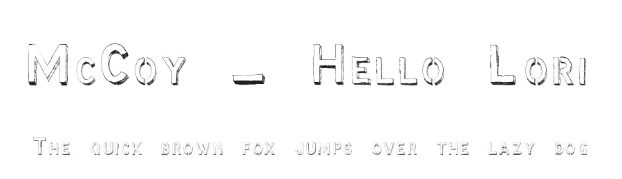 McCoy - Hello Lori
