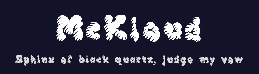 McKloud by Apostrophic Labs — Decorative Font — thumbnail 2