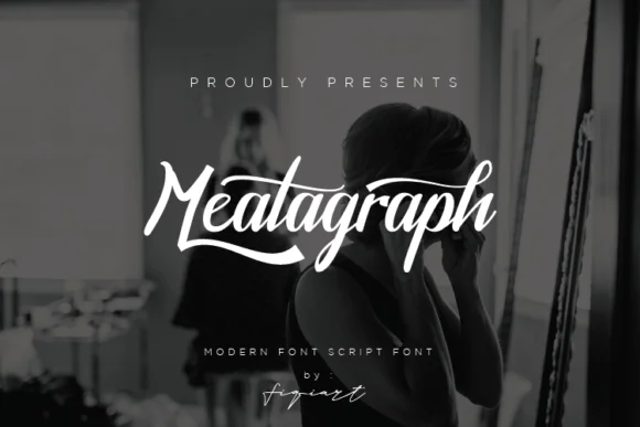 Meatagraph Font by fiqiart β Script Handwritten Font