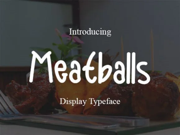 Meatballs Font by scriptstrategy — Script Handwritten Font