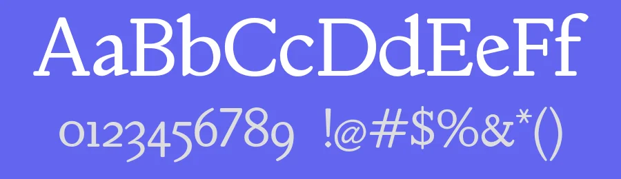 Mebinac by Alan Hayward — Serif Font — thumbnail 3