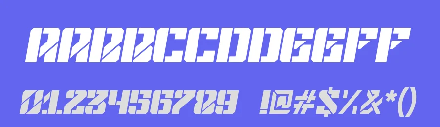 Mechaside by Kris Kurn — Decorative Font — thumbnail 3