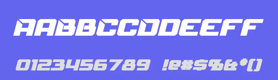 Mechfire by Pixel Sagas — Display Font — thumbnail 3
