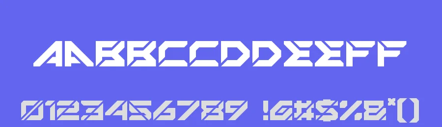 Mechsuit by Serxphis — Display Font — thumbnail 3