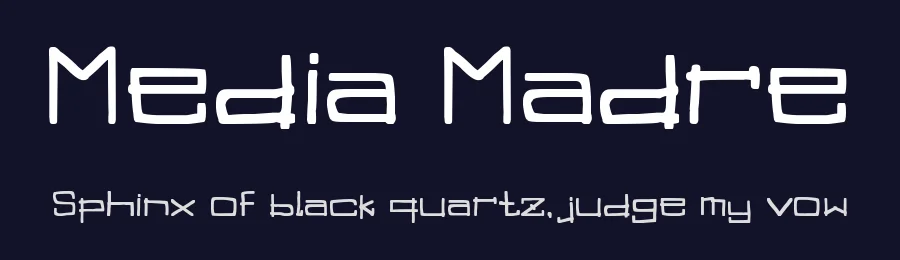 Media Madre by Woodcutter — Decorative Font — thumbnail 2
