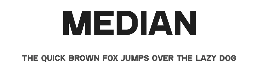 Median by BrandSemut — Sans Serif Font