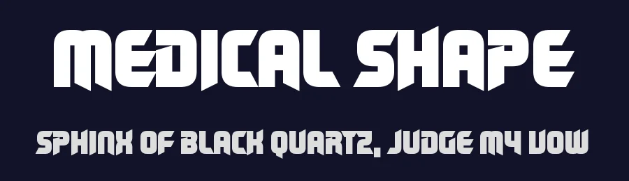 Medical Shape by Chequered Ink — Decorative Font — thumbnail 2