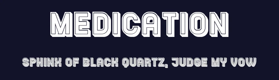 Medication by Vladimir Nikolic — Decorative Font — thumbnail 2