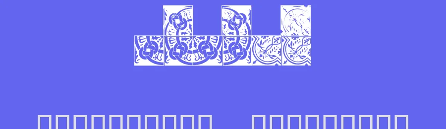 Medieval Tiles by The Scriptorium — Dingbats Font — thumbnail 3