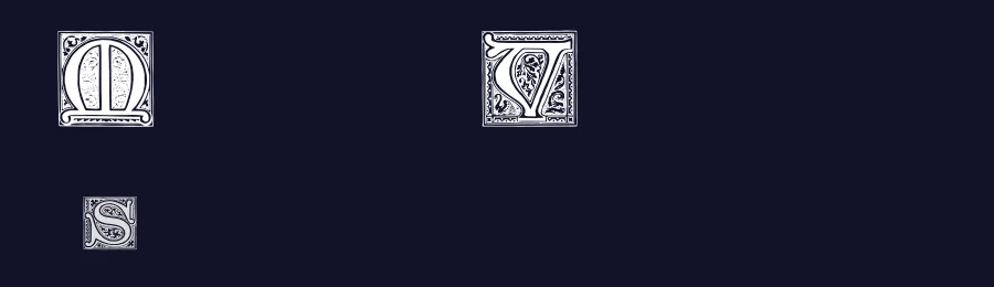 Medieval Victoriana by Paul Lloyd — Blackletter Font — thumbnail 2