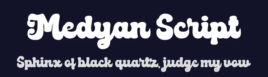 Medyan Script by Din Studio — Decorative Font — thumbnail 2