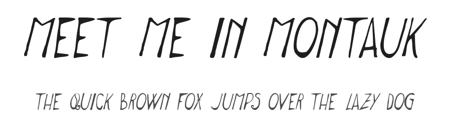 Meet me in Montauk
