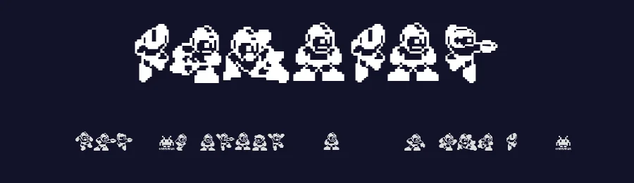 MegaMan by fontvir.us — Dingbats Font — thumbnail 2