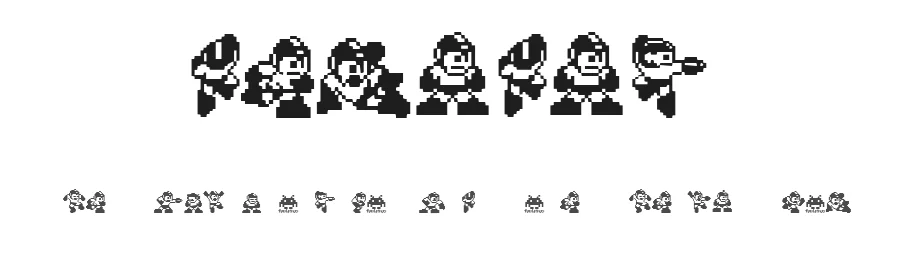 MegaMan by fontvir.us — Dingbats Font