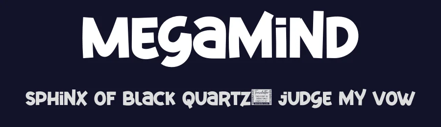 Megamind by twinletter — Decorative Font — thumbnail 2