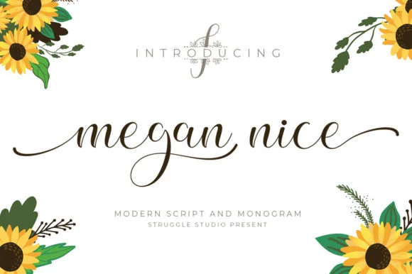 Megan Nice Font by Struggle Studio — Script Handwritten Font
