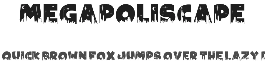 Megapoliscape by imagex — Decorative Font