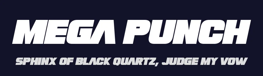 Mega Punch by Hawtpixel — Sans Serif Font — thumbnail 2