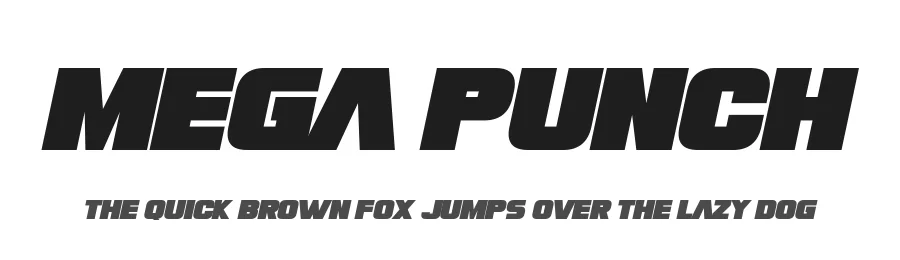 Mega Punch by Hawtpixel β Sans Serif Font