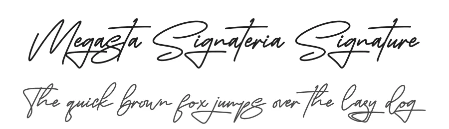 Megasta Signateria Signature