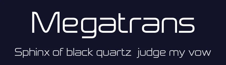 Megatrans by Craft Supply Co. — Sans Serif Font — thumbnail 2