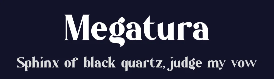 Megatura by Haksen Studio — Serif Font — thumbnail 2