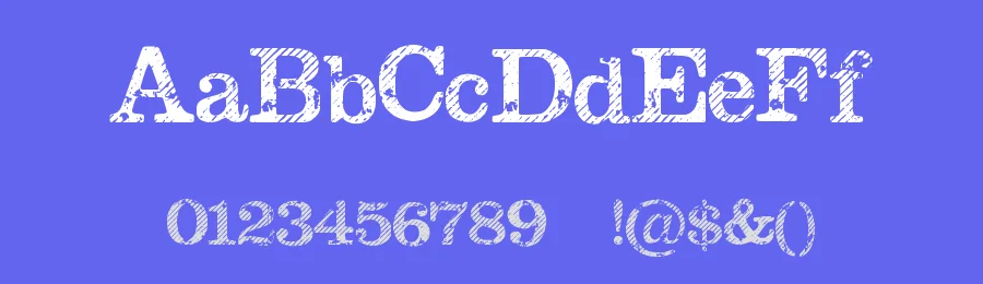 Megeon Grunge by Leonard Posavec - LeoSupply.co — Decorative Font — thumbnail 3