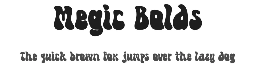 Megic Bolds