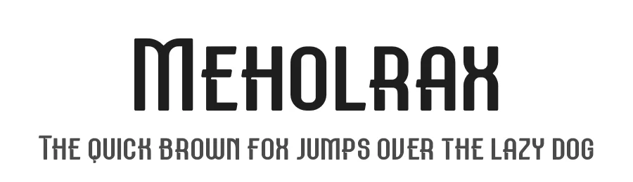 Meholrax by Storytype Studio — Sans Serif Font
