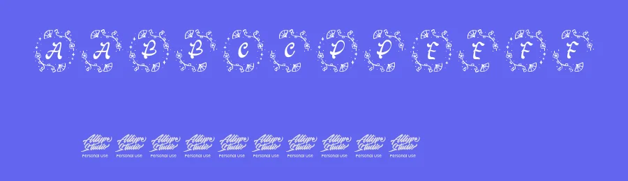 Meilin Chinese Monogram by Attype Studio — Decorative Font — thumbnail 3