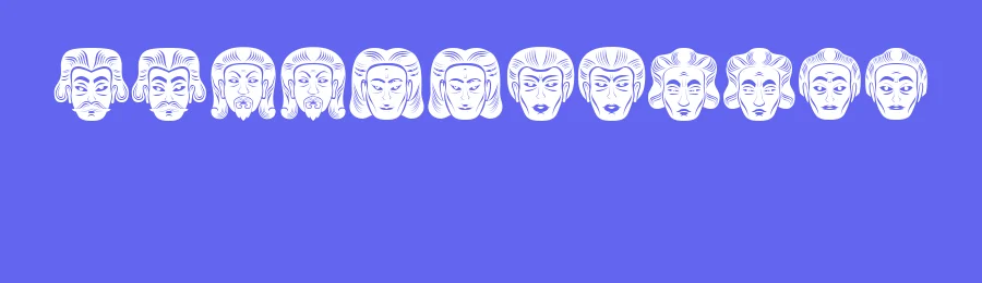 Meine by Vladimir Nikolic — Dingbats Font — thumbnail 3