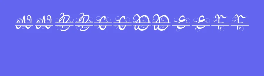 Meisha Monogram by share font — Decorative Font — thumbnail 3