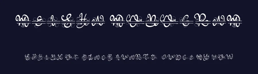 Meisha Monogram by share font — Decorative Font — thumbnail 2