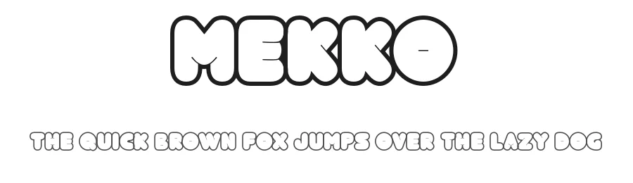 Mekko by Fitrah Type — Decorative Font