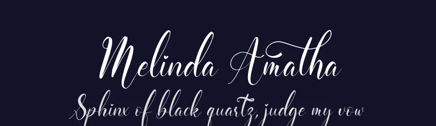 Melinda Amatha by Perspectype Studio - Letterena.com — Script Handwritten Font — thumbnail 2