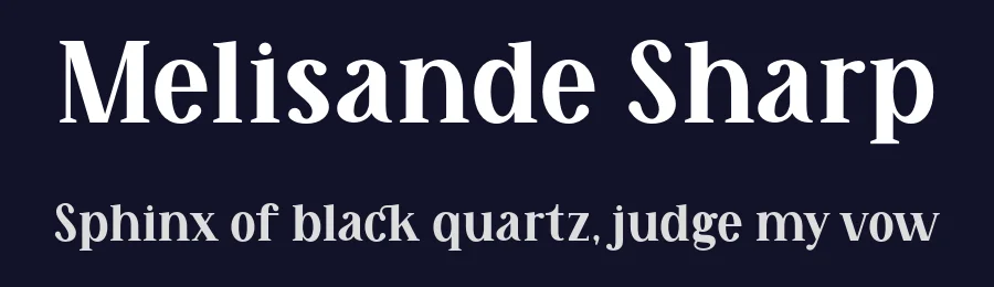 Melisande Sharp by Brittney Murphy Design — Serif Font — thumbnail 2