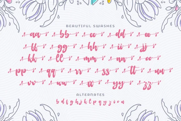 Mellatina Font by lovehanystd — Script Handwritten Font — thumbnail 9