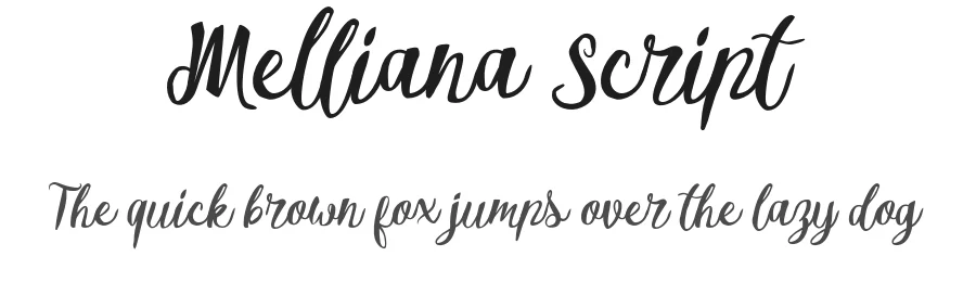 Melliana Script