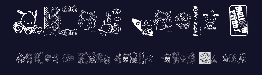 Mellow Fonts 1 by Mellow Fonts — Dingbats Font — thumbnail 2