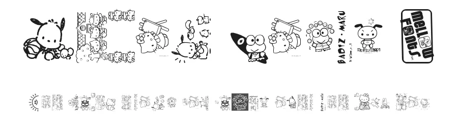 Mellow Fonts 1 by Mellow Fonts — Dingbats Font