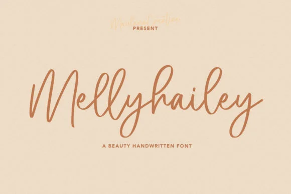 Melly Hailey Font by Maulana Creative — Script Handwritten Font