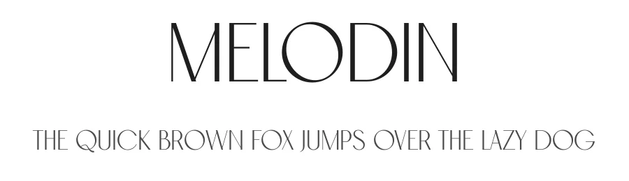 Melodin by BrandSemut — Sans Serif Font