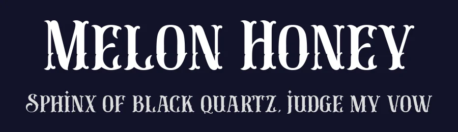 Melon Honey by Alit Design — Decorative Font — thumbnail 2