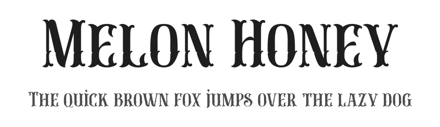 Melon Honey by Alit Design — Decorative Font