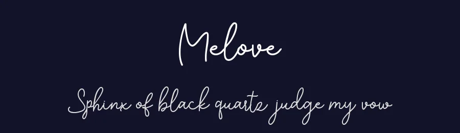 Melove by Ibrahima Studio — Script Handwritten Font — thumbnail 2
