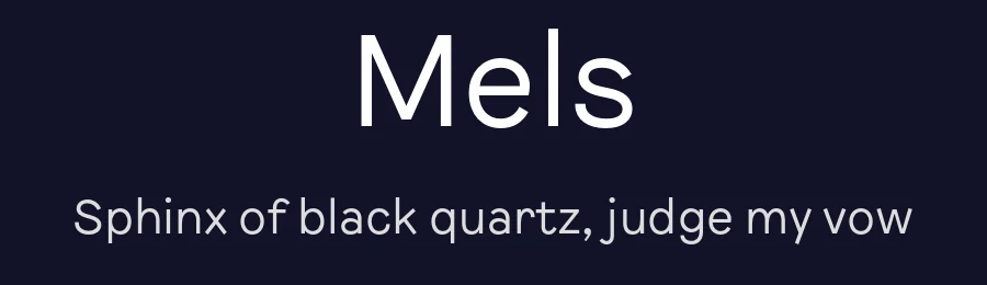 Mels by Quentin Barba — Sans Serif Font — thumbnail 2