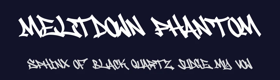 Meltdown Phantom by Cikareotype Studio — Script Handwritten Font — thumbnail 2