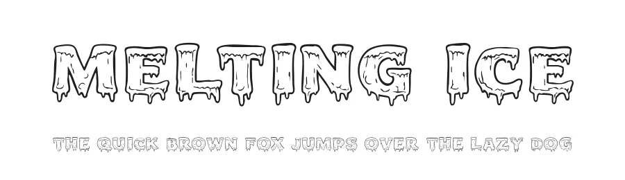 Melting Ice by Misti's Fonts — Decorative Font